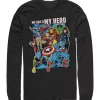 Marvel Avengers Hero Dad Heros Long Sleeve Graphic T-Shirt -OnDisplay store Belk 1811