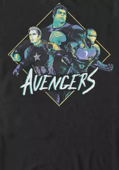 Marvel Avengers The Avengers Endgame Retro Trio Short Sleeve Graphic T-Shirt -OnDisplay store Belk 1815