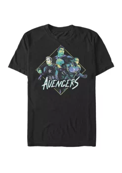 Marvel Avengers The Avengers Endgame Retro Trio Short Sleeve Graphic T-Shirt -OnDisplay store Belk 1816