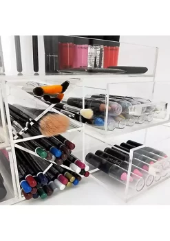 OnDisplay Acqua Luxury Handmade Acrylic Cosmetic/Makeup Organizer 10 OnDisplay Acqua Luxury Handmade Acrylic Cosmetic/Makeup Organizer -OnDisplay store Belk 186
