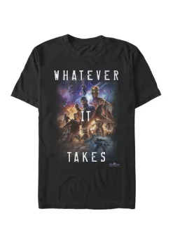 Marvel Avengers The Avengers Endgame Movie Poster Whatever It Takes Short Sleeve T-Shirt