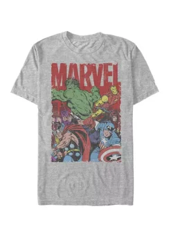 Marvel Avengers Junior's Team Work Graphic T-Shirt -OnDisplay store Belk 1868