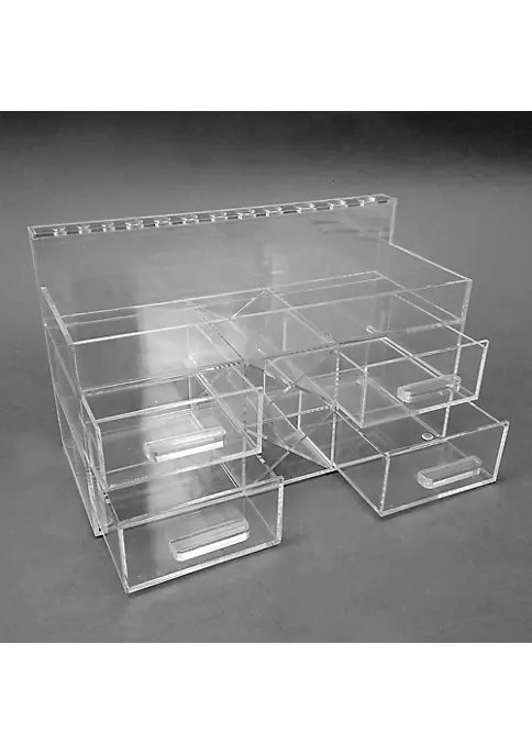 OnDisplay Acqua Luxury Handmade Acrylic Cosmetic/Makeup Organizer 6 OnDisplay Acqua Luxury Handmade Acrylic Cosmetic/Makeup Organizer - Image 4