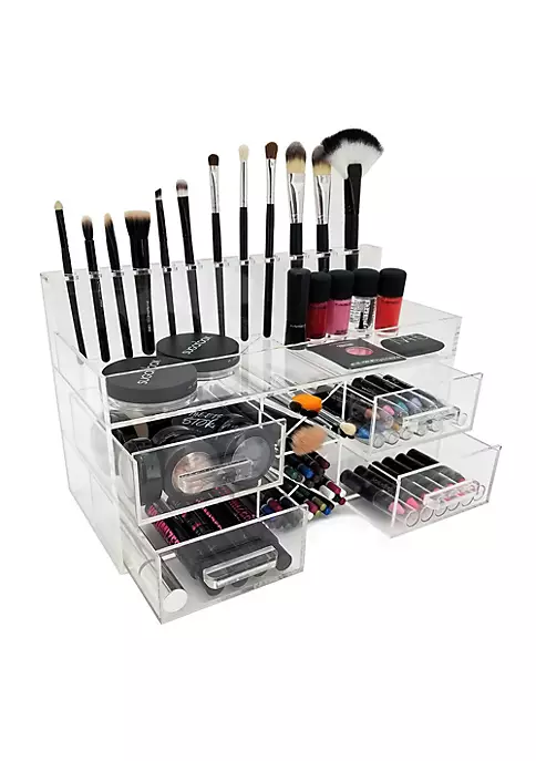 OnDisplay Acqua Luxury Handmade Acrylic Cosmetic/Makeup Organizer 8 OnDisplay Acqua Luxury Handmade Acrylic Cosmetic/Makeup Organizer - Image 6