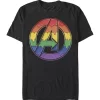 Marvel Avengers Avengers Dripping Rainbow Logo T-Shirt -OnDisplay store Belk 1890