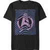 Marvel Avengers Wavy Avengers Icon T-Shirt -OnDisplay store Belk 1902