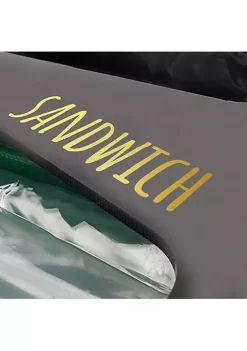 OnDisplay Luxe Acrylic Kitchen Drawer Zip Food Storage Bag Organizer - Food Baggie Holder for Snack/Sandwich/Quart/Gallon Sizes - Compatible with Ziploc, Hefty & Glad (Black) -OnDisplay store Belk 228