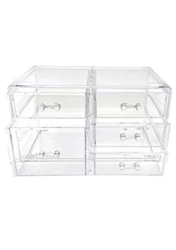 OnDisplay Cosmetic Makeup and Jewelry Storage Case Display - 5 Drawer Design - Perfect for Vanity, Bathroom Counter, or Dresser -OnDisplay store Belk 241