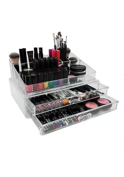 OnDisplay 2-Tier Deluxe Tiered Acrylic Cosmetic/Jewelry Organizer