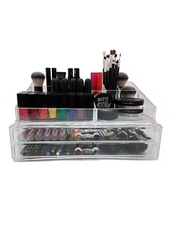 OnDisplay 2-Tier Deluxe Tiered Acrylic Cosmetic/Jewelry Organizer -OnDisplay store Belk 267
