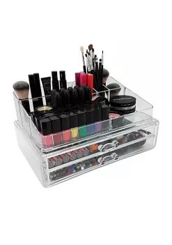 OnDisplay 2-Tier Deluxe Tiered Acrylic Cosmetic/Jewelry Organizer -OnDisplay store Belk 269