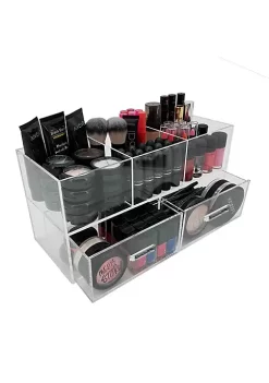 OnDisplay Andrea Deluxe Acrylic Cosmetic/Jewelry Organization Station