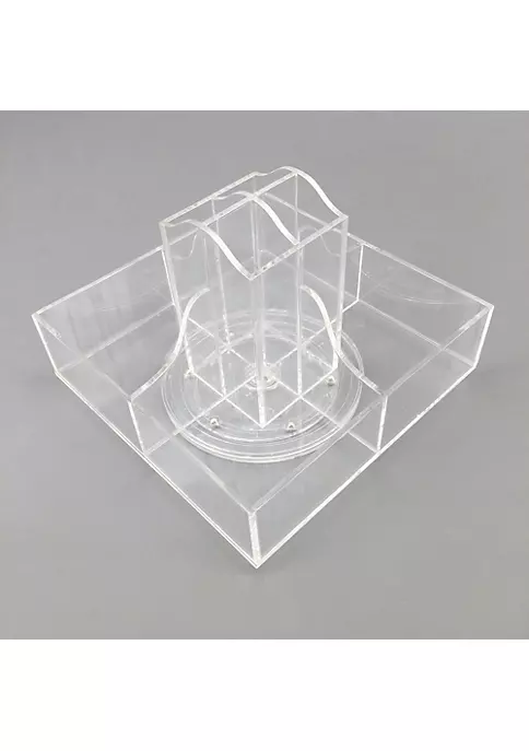 OnDisplay Abby Rotating Acrylic Cosmetic/Makeup Organizer Tray 5 OnDisplay Abby Rotating Acrylic Cosmetic/Makeup Organizer Tray - Image 3