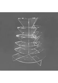 OnDisplay Acrylic Display Rack/Stand - 6 Tiered Shelf System -OnDisplay store Belk 333