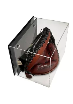 OnDisplay Deluxe UV-Protected Baseball Glove Display Case - Black Base - Luxe Handmade Acrylic Case for Boxing Glove, Die-Cast Cars, Baseball Mitt and more -OnDisplay store Belk 342