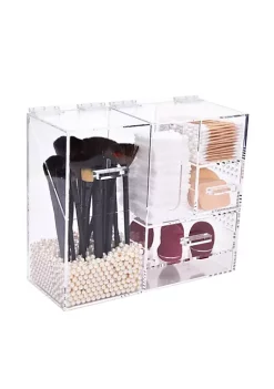 OnDisplay Trinity Deluxe Handmade Acrylic Cosmetic/Makeup Organizer
