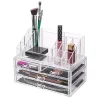 OnDisplay Cosmetic Makeup and Jewelry Storage Case Display - 4 Drawer Tiered Design - Perfect for Vanity, Bathroom Counter, or Dresser -OnDisplay store Belk 361
