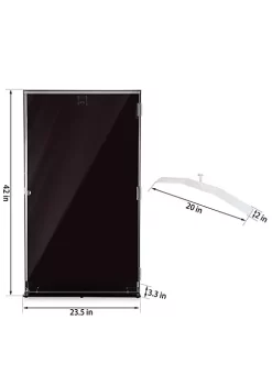 OnDisplay Lux UV Locking Acrylic Wall Mount/Freestanding Jersey Display Case - Baseball/Hockey/Basketball/Football/Soccer - All Sport Jersey Clear Case -OnDisplay store Belk 371