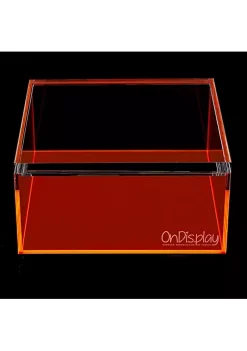 OnDisplay Electric Neon Luxe Clear Acrylic Storage Treasure Box - Medium -OnDisplay store Belk 402