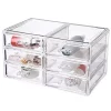OnDisplay Cosmetic Makeup and Jewelry Storage Case Display - 4 Drawer Tiered Design - Perfect for Vanity, Bathroom Counter, or Dresser -OnDisplay store Belk 420
