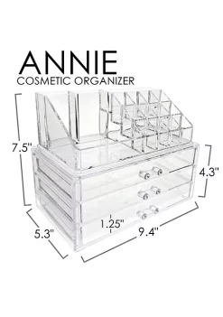 OnDisplay Cosmetic Makeup and Jewelry Storage Case Display - 3 Drawer Tiered Design - Perfect for Vanity, Bathroom Counter, or Dresser -OnDisplay store Belk 44