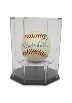 OnDisplay Deluxe UV-Protected Baseball/Tennis/Softball Display Case - Octagon Black Base