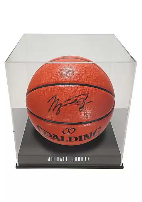 OnDisplay Deluxe Personalized UV-Protected Basketball/Soccer Ball Display Case - Black Base 3 OnDisplay Deluxe Personalized UV-Protected Basketball/Soccer Ball Display Case - Black Base