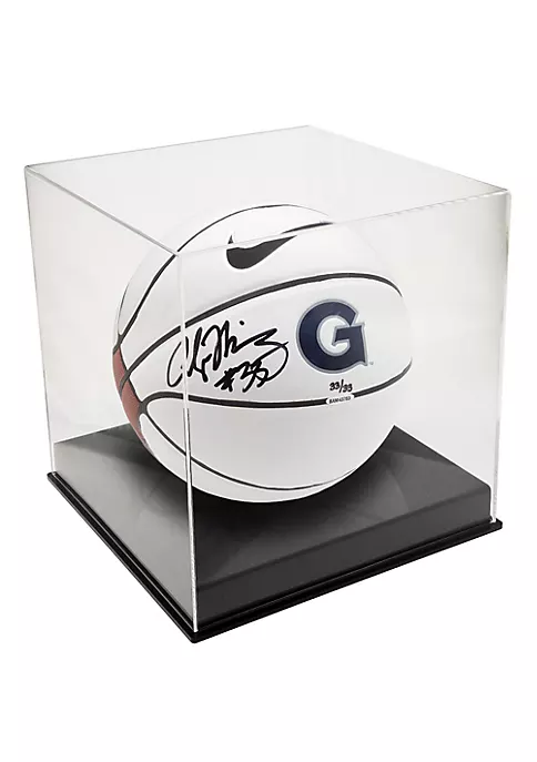 OnDisplay Deluxe Personalized UV-Protected Basketball/Soccer Ball Display Case - Black Base 5 OnDisplay Deluxe Personalized UV-Protected Basketball/Soccer Ball Display Case - Black Base - Image 3