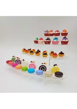 OnDisplay Acrylic Display Rack/Stand - 4 Tiered Folding Shelf System -OnDisplay store Belk 516