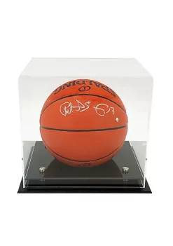 OnDisplay Deluxe UV-Protected Basketball/Soccer Ball Display Case - DIY Personalized -OnDisplay store Belk 522