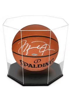 OnDisplay Deluxe Octagon UV-Protected Basketball/Soccer Ball Display Case - Black Base -OnDisplay store Belk 531