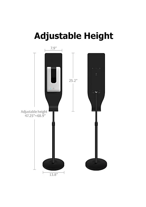 OnDisplay Touchless Freestanding Hand Sanitizer/Soap Dispensing Station - Automatic Gel/Liquid No Contact Dispenser for Commercial/Residential Use - Large 1.2 Liter capacity for Gyms/Salons/Retail (HSS-05) 4 OnDisplay Touchless Freestanding Hand Sanitizer/Soap Dispensing Station - Automatic Gel/Liquid No Contact Dispenser for Commercial/Residential Use - Large 1.2 Liter capacity for Gyms/Salons/Retail (HSS-05) - Image 2