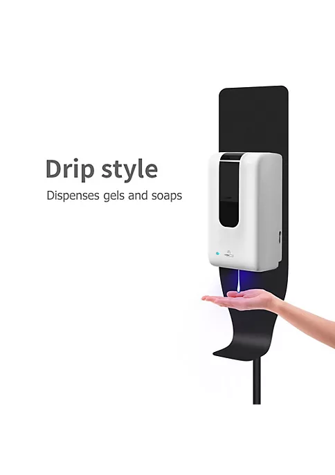 OnDisplay Touchless Freestanding Hand Sanitizer/Soap Dispensing Station - Automatic Gel/Liquid No Contact Dispenser for Commercial/Residential Use - Large 1.2 Liter capacity for Gyms/Salons/Retail (HSS-05) 5 OnDisplay Touchless Freestanding Hand Sanitizer/Soap Dispensing Station - Automatic Gel/Liquid No Contact Dispenser for Commercial/Residential Use - Large 1.2 Liter capacity for Gyms/Salons/Retail (HSS-05) - Image 3