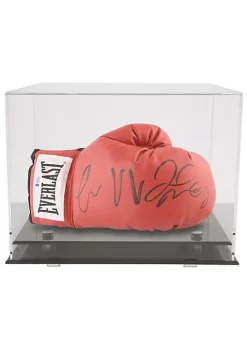 OnDisplay Deluxe UV-Protected Boxing Glove Display Case - Black Base - Luxe Handmade Acrylic Case for Boxing Glove, Die-Cast Cars, Baseball Mitt and more