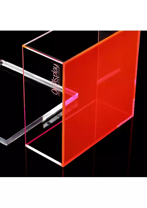 OnDisplay Electric Neon Luxe Clear Acrylic Storage Treasure Box - Large 5 OnDisplay Electric Neon Luxe Clear Acrylic Storage Treasure Box - Large - Image 3