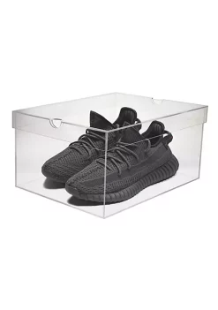 OnDisplay Luxury Acrylic Shoe Box - Clear Lucite Shoebox with Lid (Tall/XL) -OnDisplay store Belk 615