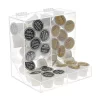 OnDisplay Acrylic 2 Section Flip Top Storage Bin for Coffee Pods/Candy/Tea/Bulk Items - Office/Home/Retail Store Display Organizer -OnDisplay store Belk 633