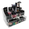 OnDisplay Gracie Deluxe Acrylic Cosmetic/Jewelry Organization Station w/Geode knobs - Green/Silver -OnDisplay store Belk 643