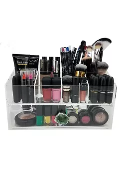 OnDisplay Gracie Deluxe Acrylic Cosmetic/Jewelry Organization Station w/Geode knobs - Green/Silver 7 OnDisplay Gracie Deluxe Acrylic Cosmetic/Jewelry Organization Station w/Geode knobs - Green/Silver -OnDisplay store Belk 644