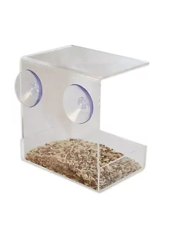 OnDisplay Window Mounted Clear Acrylic Bird Feeder Tray -OnDisplay store Belk 67