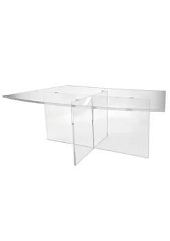 OnDisplay Cross Tier Acrylic Display Rack/Stand - Clear Food Display Stage for Parties, Weddings, Birthdays (8" Height) -OnDisplay store Belk 677