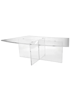 OnDisplay Cross Tier Acrylic Display Rack/Stand - Clear Food Display Stage for Parties, Weddings, Birthdays (5" Height) -OnDisplay store Belk 682