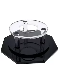 OnDisplay Deluxe UV-Protected Baseball/Tennis Display Case - Round Black Base -OnDisplay store Belk 690