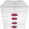 OnDisplay Ultimate Diva Cosmetic Organization Station - 12" Cube - Gold/Silver Agate (Pink/Gold) -OnDisplay store Belk 707