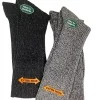 Sierra Socks Women Regenerated Wool Diabetic Outdoor Hiking Extra Wide Calf Socks