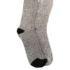 Sierra Socks Men's Marled Twisted Yarn Big and Tall Midweight 2 Pair Pack Socks