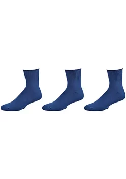 Sierra Socks Diabetic Arthritic Cotton Ankle Cushioned 3 Pair Pack Men Socks -OnDisplay store Belk 776
