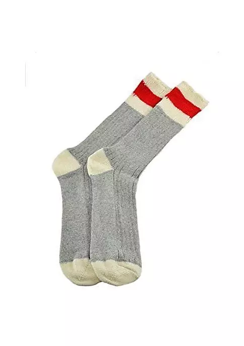 Sierra Socks Men's Wool Striped Boot Work 3 Pair Pack Socks 5 Sierra Socks Men's Wool Striped Boot Work 3 Pair Pack Socks - Image 3