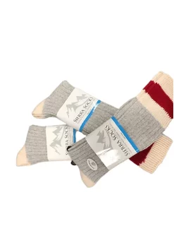 Sierra Socks Men's Wool Striped Boot Work 3 Pair Pack Socks 11 Sierra Socks Men's Wool Striped Boot Work 3 Pair Pack Socks -OnDisplay store Belk 806