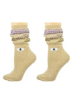 Sierra Socks Women's Slouch or Knee High Organic Cotton Socks
